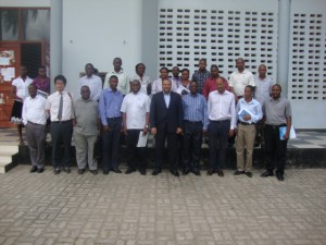 Group photo with attendants